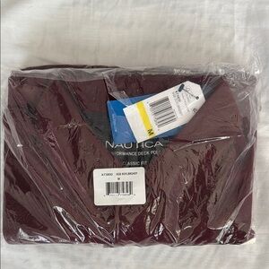 Nautica Men's Polo Shirt - Burgundy